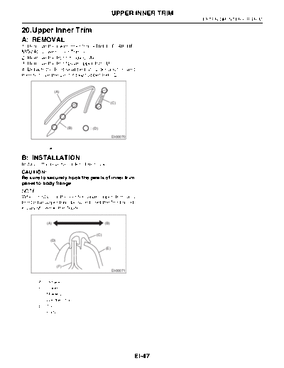 20. Upper Inner Trim