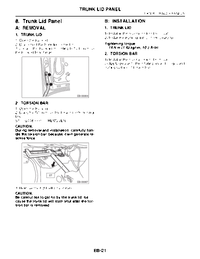 08. Trunk Lid Panel
