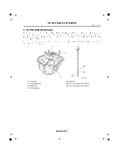 05. Oil Pan and Oil Strainer