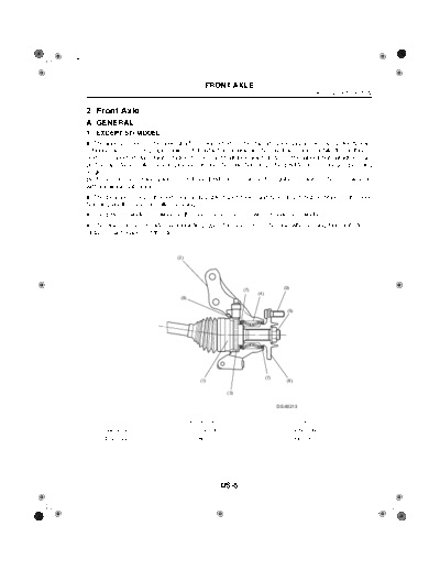 02. Front Axle