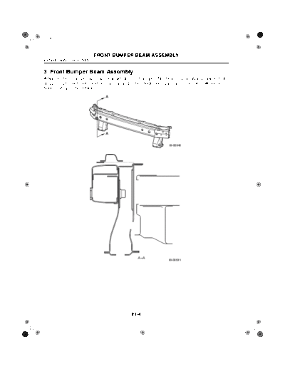 03. Front Bumper Beam Assembly