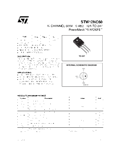 stw12nc60
