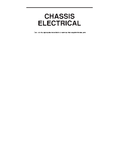 54A CHASSIS ELECTRICAL