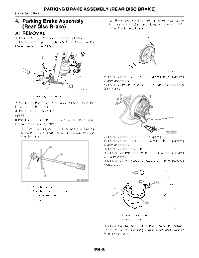 Parking Brake Assembly (Rear Disc Brake)