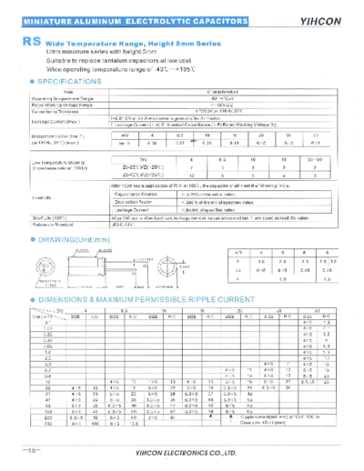 Yihcon [radial] RS Series
