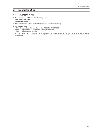 Troubleshooting