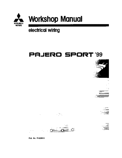 PHJE9810_PAJERO SPORT_99_ELECTRICAL_WIRING