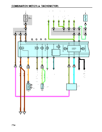 Combination Meter with Tach