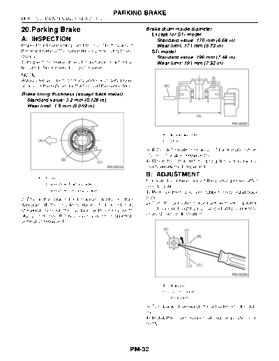 20. Parking Brake