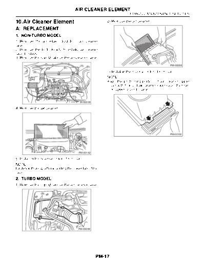 10. Air Cleaner Element