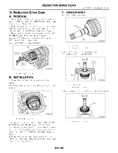 31. Reduction Drive Gear
