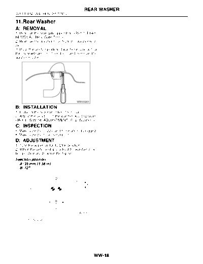 Rear Washer