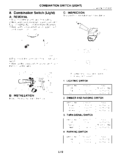 Combination Switch (Light)
