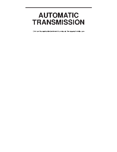 23 AUTOMATIC TRANSMISSION