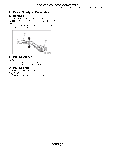 02. Front Catalytic Converter