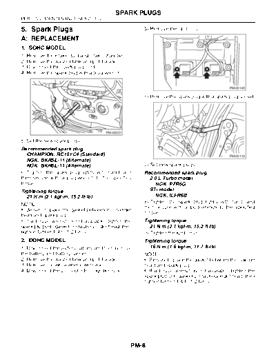 05. Spark Plugs