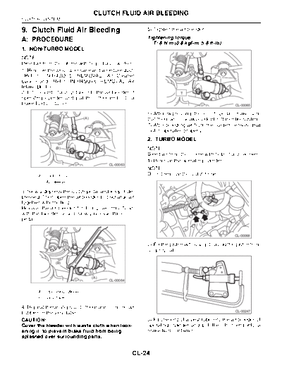 09. Clutch Fluid Air Bleeding