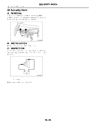 23. Security Horn