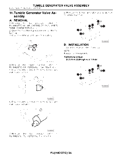 Tumble Generator Valve Assembly