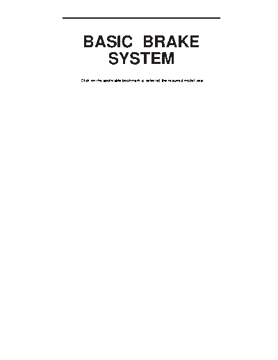 35A BASIC BRAKE SYSTEM