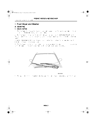 01. Front Wiper and Washer
