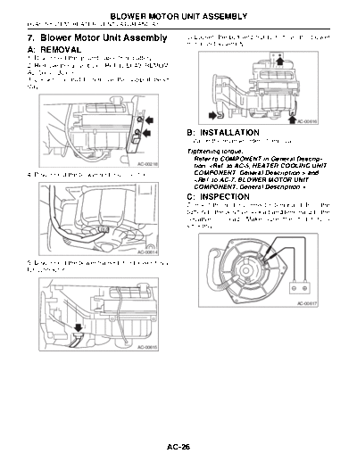 07. Blower Motor Unit Assembly