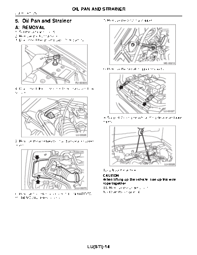 05. Oil Pan and Strainer