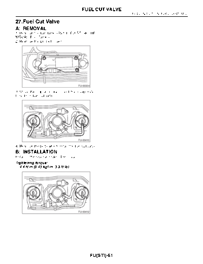 27. Fuel Cut Valve