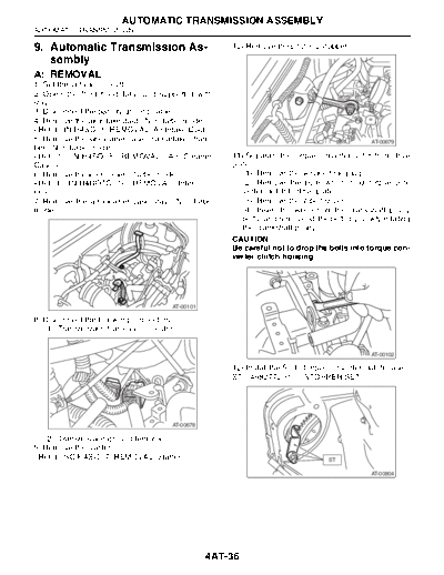 09. Automatic Transmission Assembly