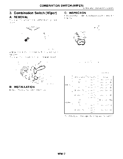 Combination Switch (Wiper)