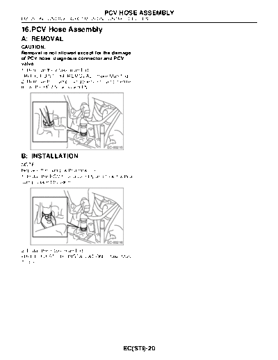 16. PCV Hose Assembly