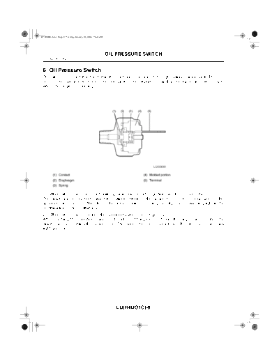06. Oil Pressure Switch