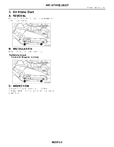 03. Air Intake Duct