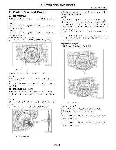 02. Clutch Disc and Cover