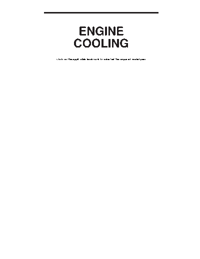 14 ENGINE COOLING