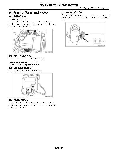 05. Washer Tank and Motor