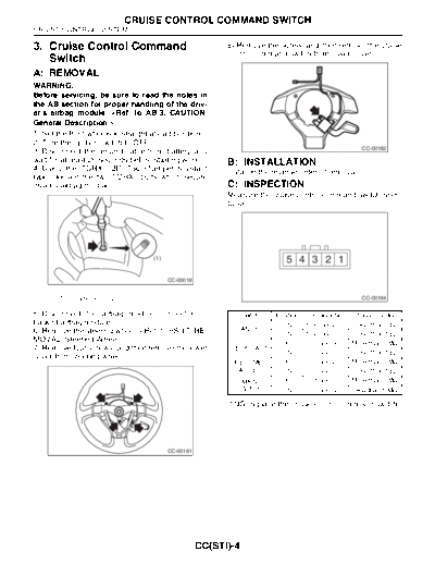 03. Cruise Control Command Switch