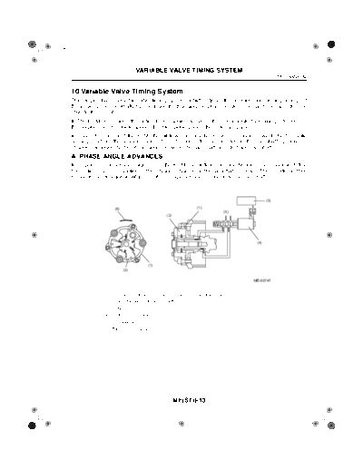 10. Variable Valve Timing System