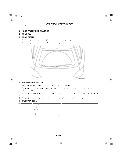 02. Rear Wiper and Washer