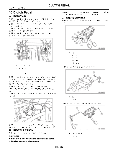 10. Clutch Pedal