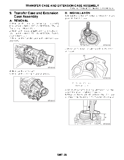 09. Transfer Case and Extension Case Assembly