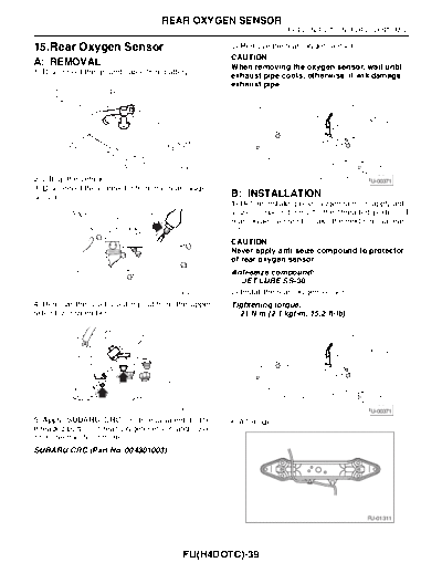 Rear Oxygen Sensor