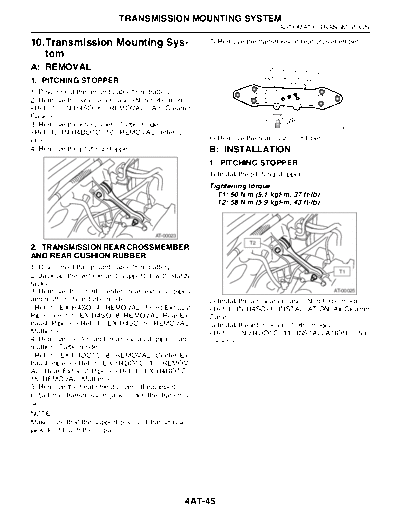 Transmission Mounting System