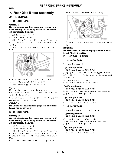 07. Rear Disc Brake Assembly
