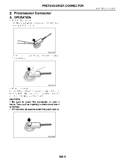 Pretensioner Connector