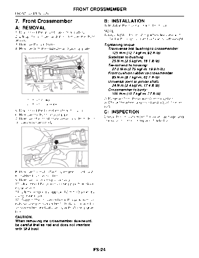 07. Front Crossmember