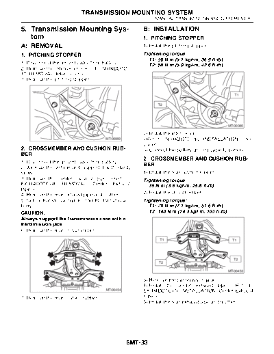 05. Transmission Mounting System