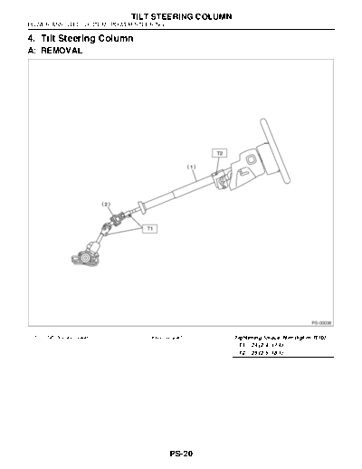 04. Tilt Steering Column