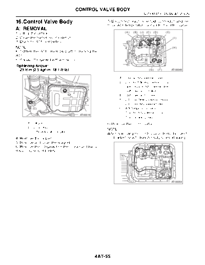 16. Control Valve Body