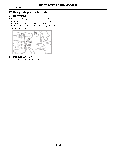27. Body Integrated Module